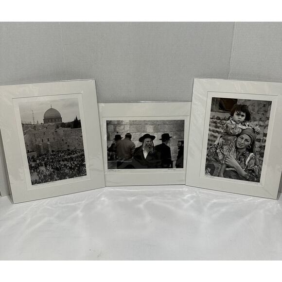 Black And White Photography 3 Photos Signed by Teresa Craig